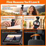 DV11 1.97-inch HD Handheld Gimbal Pocket Camera Outdoor Sports Recorder