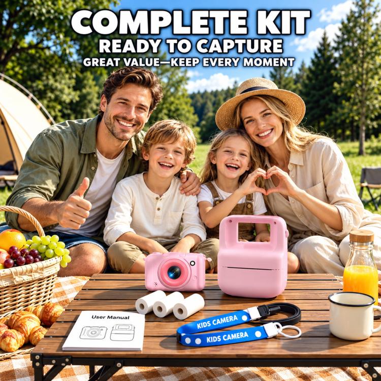 G01 Portable Detachable Kids Instant Print Camera