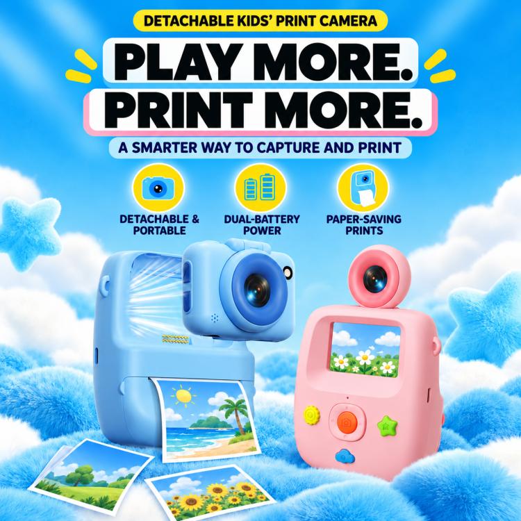 G01 Portable Detachable Kids Instant Print Camera