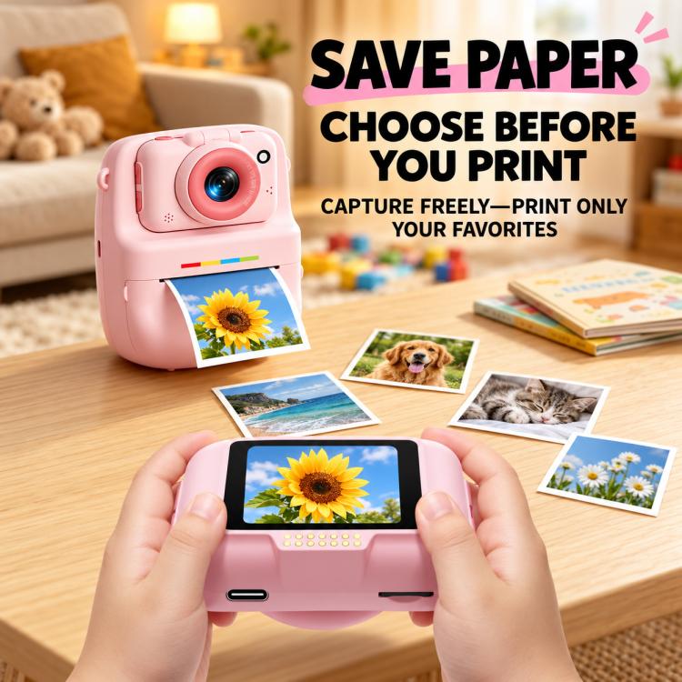 G01 Portable Detachable Kids Instant Print Camera