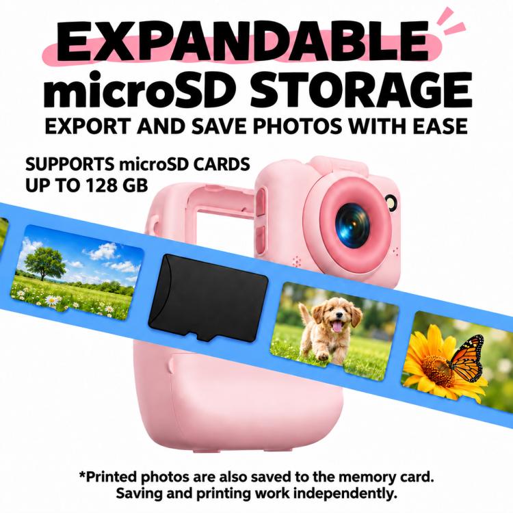G01 Portable Detachable Kids Instant Print Camera