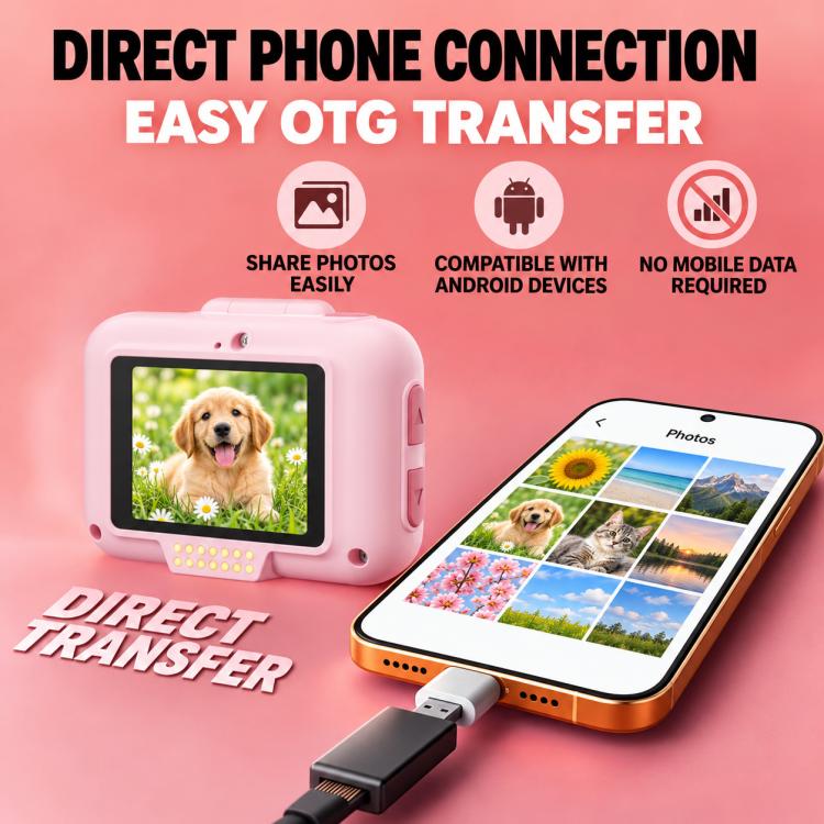 G01 Portable Detachable Kids Instant Print Camera