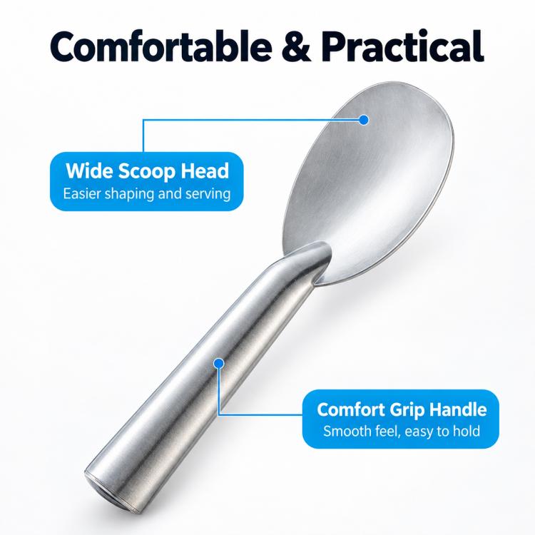 LsCook Aluminum Alloy Material Ice Cream Spade Ice Cream Shovel