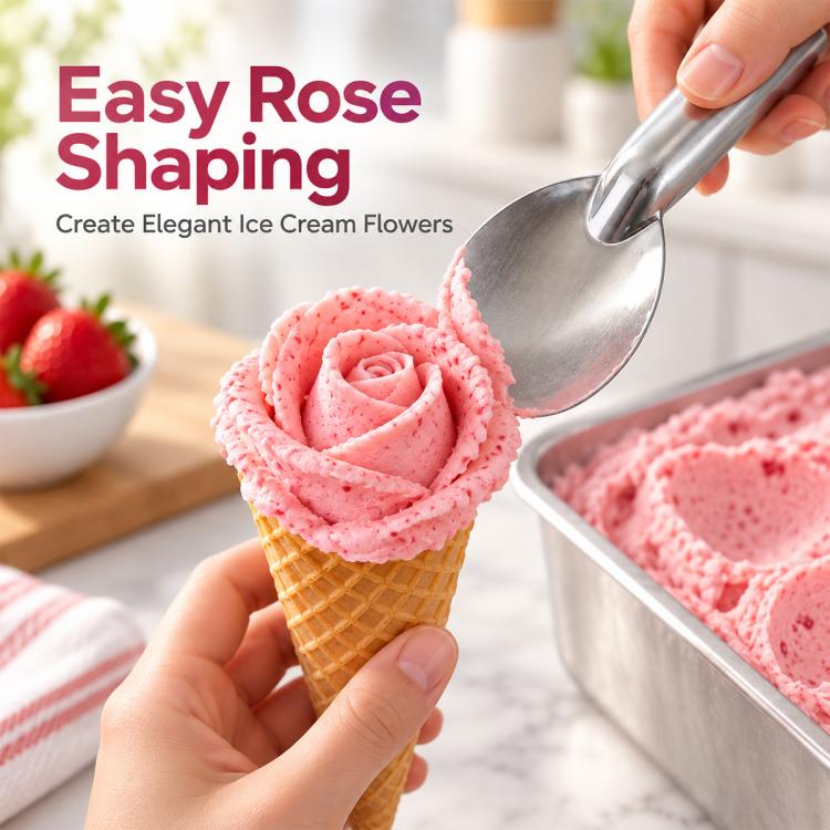 LsCook Aluminum Alloy Material Ice Cream Spade Ice Cream Shovel