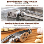 LsCook Stainless Steel Manual Garlic Masher Garlic Presser, No.3 Garlic Press, No.10 Garlic Press, No.9 Garlic Press