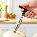 LsCook 430 Stainless Steel Coconut Opener Coconut Shell Opening