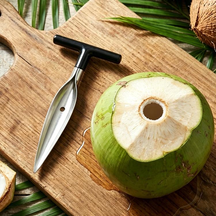 LsCook 430 Stainless Steel Coconut Opener Coconut Shell Opening