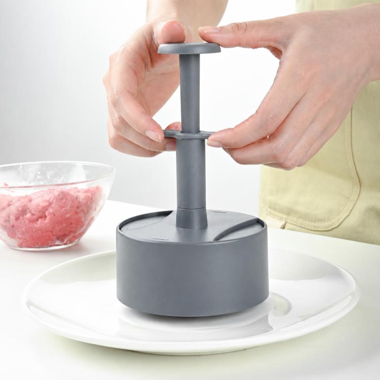 LsCook ABS Round Hamburger Patty Press Kit with 100 Baking Papers