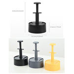 LsCook ABS Round Hamburger Patty Press Kit with 100 Baking Papers