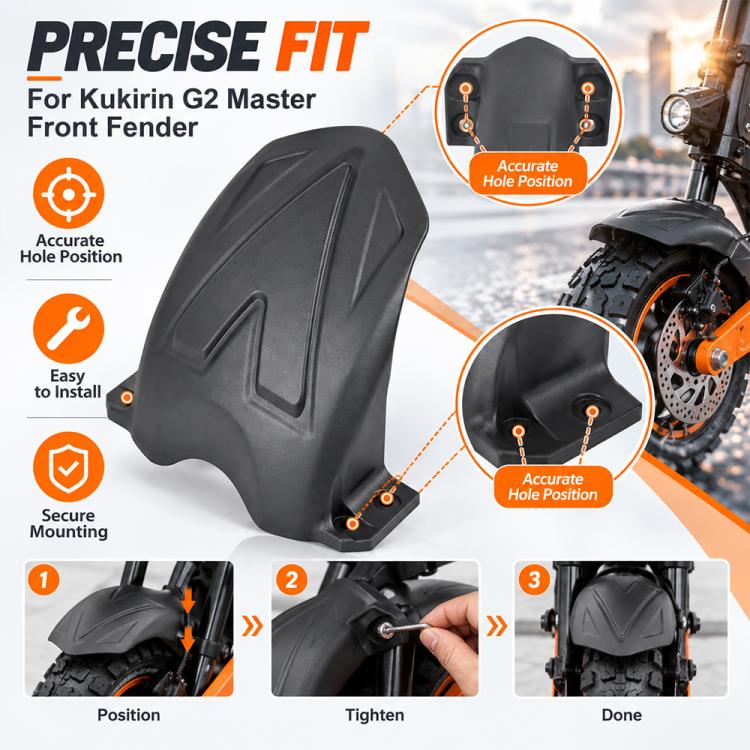 LYG2077 Electric Scooter Front Fender For Kukirin G2 Master