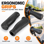1 Pair LYG2084 Electric Scooter Bike Silicone Handlebar Gloves For Kukirin G2 Pro/Max/Master