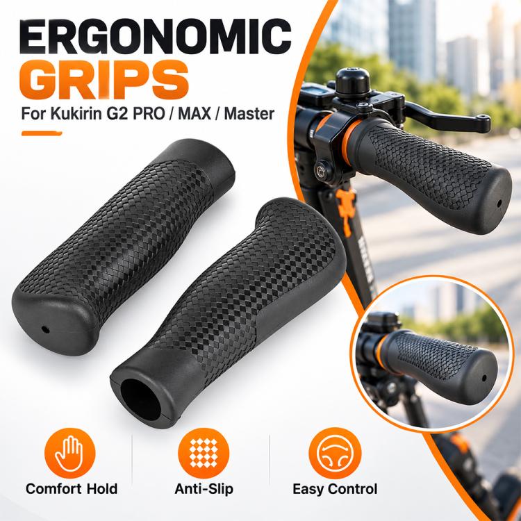 1 Pair LYG2084 Electric Scooter Bike Silicone Handlebar Gloves For Kukirin G2 Pro/Max/Master