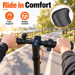 1 Pair LYG2084 Electric Scooter Bike Silicone Handlebar Gloves For Kukirin G2 Pro/Max/Master