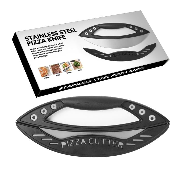 LsCook Stainless Steel Pizza Cutter Semi-circular Ring Slicer Baking Tool