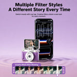 M37 1080P 1.47 inch Flip Screen Retro Mini Thumb Camera