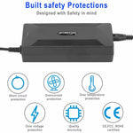 LYCDQ026 Electric Scooter 4 in 1 42V/2A Charger For Xiaomi M365 Series/Ninebot ES Series, EU Plug, US Plug, UK Plug, AU Plug