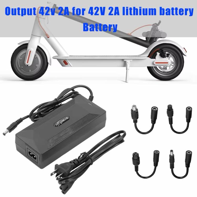LYCDQ026 Electric Scooter 4 in 1 42V/2A Charger For Xiaomi M365 Series/Ninebot ES Series, EU Plug, US Plug, UK Plug, AU Plug