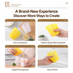 Silicone Collapsible Kitchen Measuring Cup with ML Scale