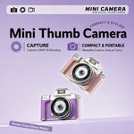 M38 1080P 1.47 inch Flip Screen Mini Portable Retro Thumb Camera