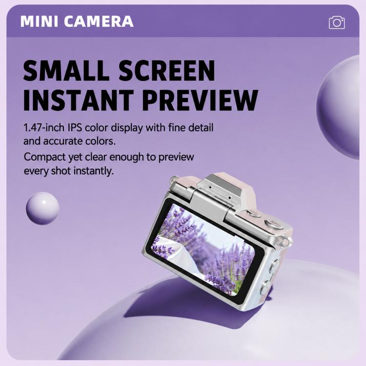 M38 1080P 1.47 inch Flip Screen Mini Portable Retro Thumb Camera