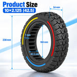 LYLT580 Electric Scooter 10x2.125 10 inch Inner Honeycomb Solid Tire 42.5mm Chuck For Ninebot F30/F40/Mi4 Lite 2