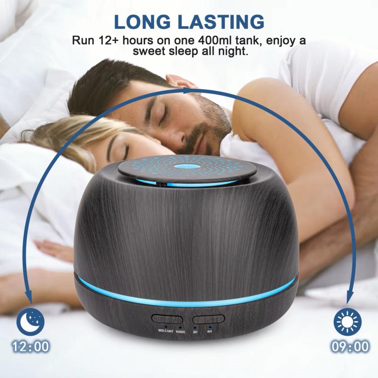 SS13 Colorful Wood Grain 300ml Aroma Diffuser with Remote Control
