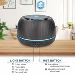 SS13 Colorful Wood Grain 300ml Aroma Diffuser with Remote Control