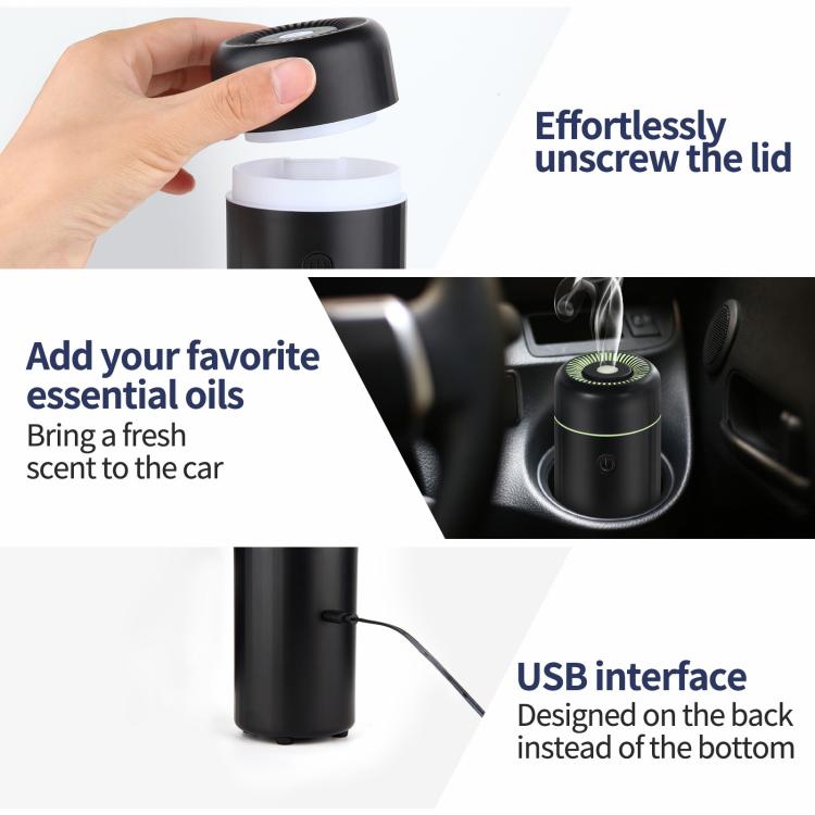 SS46 Mini Colorful 100ml Car Air Freshener Humidifier