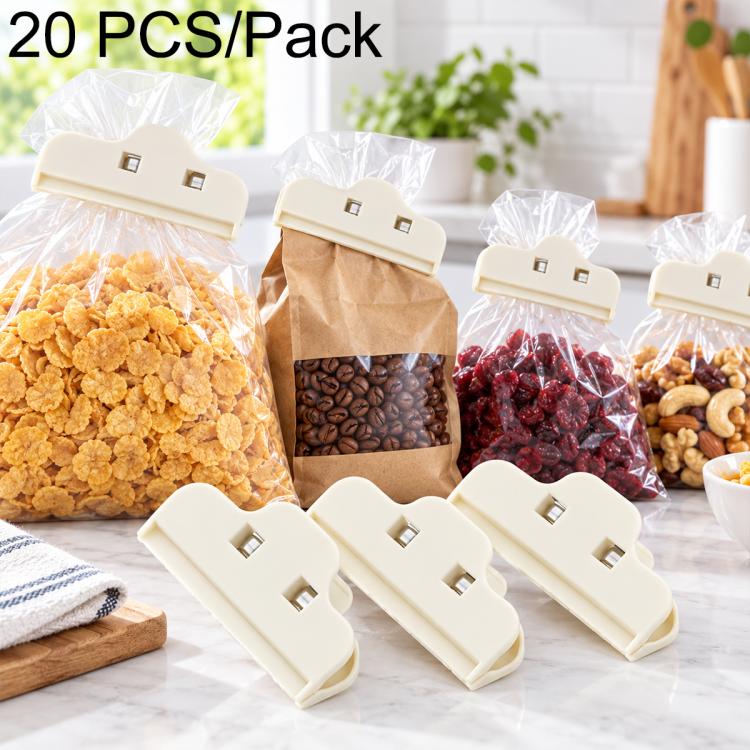 20 PCS / Pack Food Sealing Clip Plastic Bag Household Sealing Clip