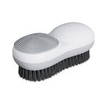 Plastic Soft Bristle Double-sided Clothes Washing Brush Cleaning Brush