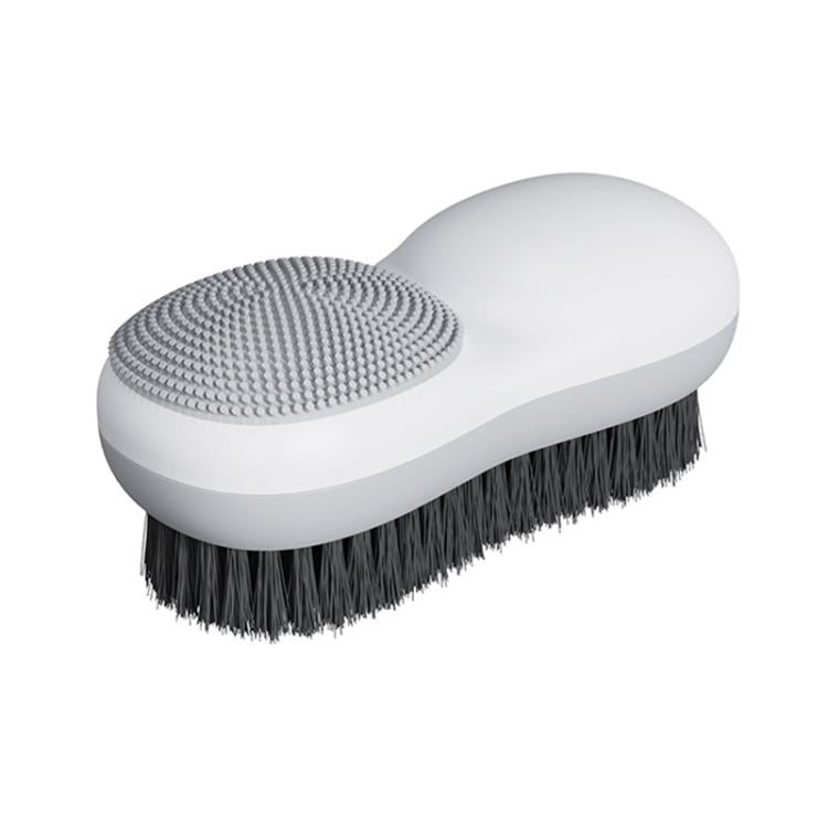Plastic Soft Bristle Double-sided Clothes Washing Brush Cleaning Brush