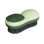Plastic Soft Bristle Double-sided Clothes Washing Brush Cleaning Brush