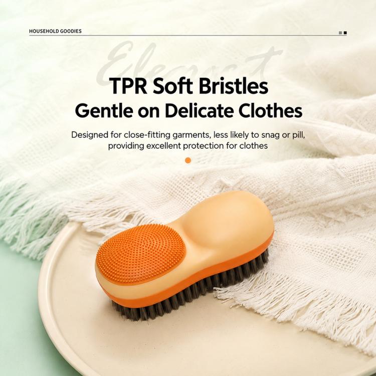 Plastic Soft Bristle Double-sided Clothes Washing Brush Cleaning Brush
