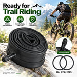 CITYNEYE LYLT460-1 Mountain Bike 26 inch Inner Tube 26x1.75/2.125 American Valve AV32