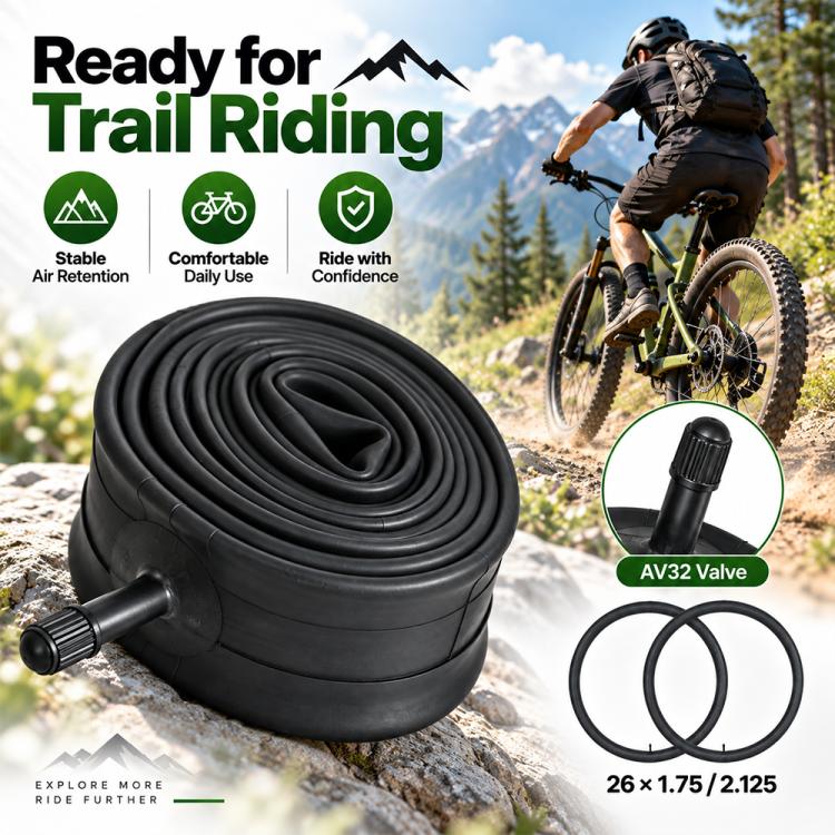 CITYNEYE LYLT460-1 Mountain Bike 26 inch Inner Tube 26x1.75/2.125 American Valve AV32