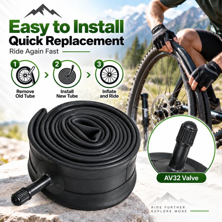CITYNEYE LYLT460-1 Mountain Bike 26 inch Inner Tube 26x1.75/2.125 American Valve AV32