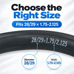 CITYNEYE LYLT462-1 Mountain Bike 28/29 inch Inner Tube 28/29x1.75/2.125 American Valve AV32