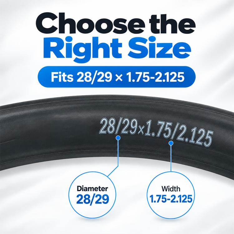 CITYNEYE LYLT462-1 Mountain Bike 28/29 inch Inner Tube 28/29x1.75/2.125 American Valve AV32