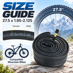 CITYNEYE LYLT461-4 Mountain Bike 27.5 inch Inner Tube 27.5x1.95/2.125 American Valve AV48