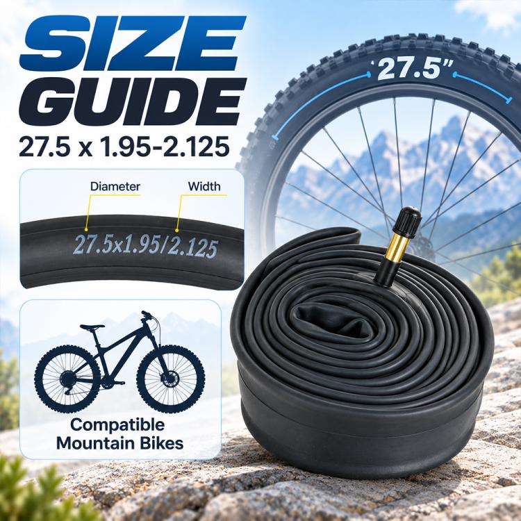 CITYNEYE LYLT461-4 Mountain Bike 27.5 inch Inner Tube 27.5x1.95/2.125 American Valve AV48