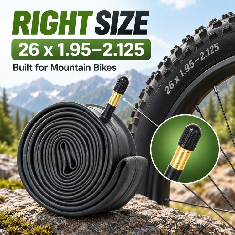 CITYNEYE LYLT460-3 Mountain Bike 26 inch Inner Tube 26x1.95/2.125 American Valve AV48