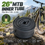 CITYNEYE LYLT460-3 Mountain Bike 26 inch Inner Tube 26x1.95/2.125 American Valve AV48