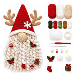 Handmade Ornament DIY Seasonal 3D Crochet Door Hanger Kit Collection, Christmas, Easter, Heart, Pumpkin, Witch, Winter Snow, Springtime-Ladybug, Springtime-Honeybee, Ocean