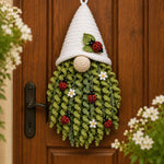 Handmade Ornament DIY Seasonal 3D Crochet Door Hanger Kit Collection, Christmas, Easter, Heart, Pumpkin, Witch, Winter Snow, Springtime-Ladybug, Springtime-Honeybee, Ocean