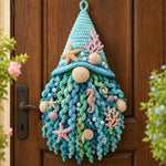 Handmade Ornament DIY Seasonal 3D Crochet Door Hanger Kit Collection, Christmas, Easter, Heart, Pumpkin, Witch, Winter Snow, Springtime-Ladybug, Springtime-Honeybee, Ocean