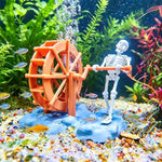 Skull Shape Aquarium Ornament Air Bubble Fish Tank Decoration, Sliding Waterwheel Skull, Dancing Skull+2 Suction Cups, Dancing Skull, Sliding Waterwheel Skull+1m Tube, Dancing Skull+2 Suction Cups+1m Tube, Dancing Skull+1m Tube