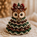 Crochet Animal Yarn Christmas Tree DIY Kit, Highland Cattle, Reindeer, Fox, Lamb, Owl, Kitten, Dachshund