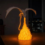 Flame Breath Dragon Night Light, Black Dragon + Yellow Flames Model A, Black Dragon + Yellow Flames Model B, Black Dragon + Orange Flames Model B