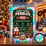 Colorful Glow in the Dark Garden Stones Christmas Luminous Stone, 200 PCS / Pack, 400 PCS / Pack, 600 PCS / Pack, 1000 PCS / Pack