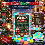 Colorful Glow in the Dark Garden Stones Christmas Luminous Stone, 200 PCS / Pack, 400 PCS / Pack, 600 PCS / Pack, 1000 PCS / Pack